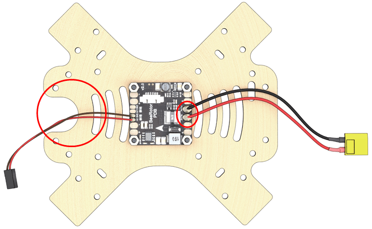 Installation of the PDB board